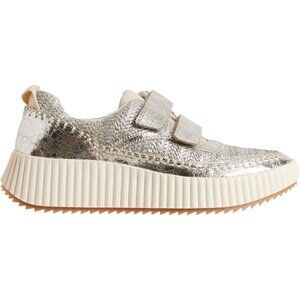NEW Dolce Vita Demo Knit Sneakers In Silver Knit For Women 725 5s3